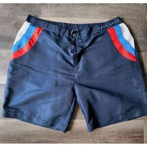 Hugo Boss Mens Rainbowfish Swim Shorts‎ Trunks Size XXL 2XL Blue